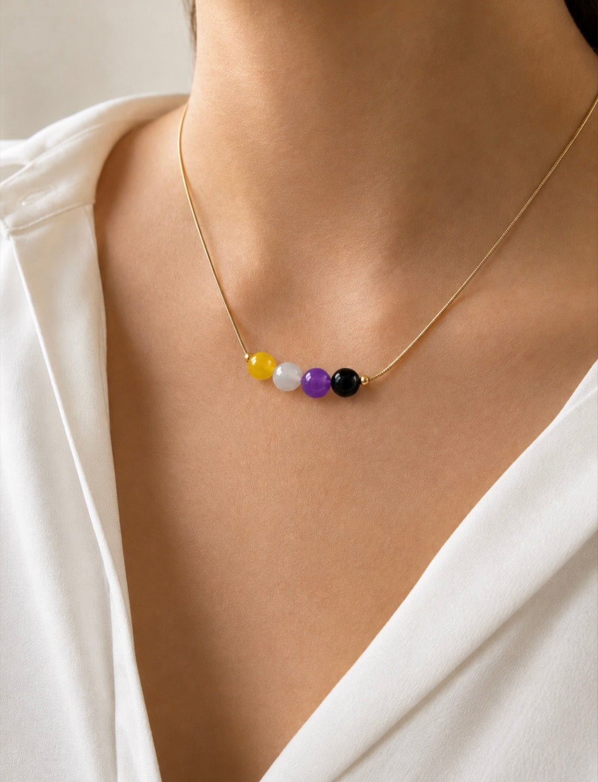 The “Alignment” Non-Binary Necklace