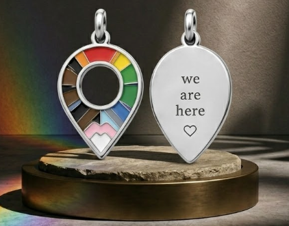 "We Are Here" Location Pendant
